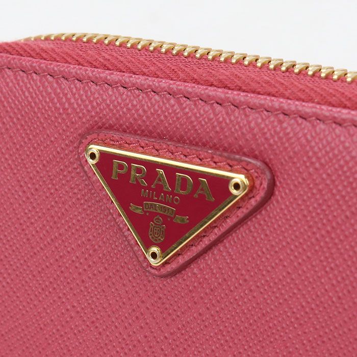 Prada Coin Case Saffiano Triangle 1 268 Purse Leather — view 4
