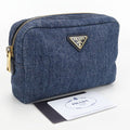 Prada Triangle Pouch Denim