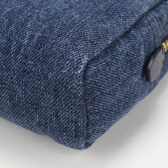 Prada Triangle Pouch Denim — view 6