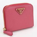Prada Coin Case Saffiano Triangle 1 268 Purse Leather