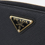 Prada Saffiano Triangle Bifold Wallet Leather — view 6