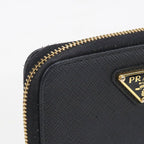 Prada Saffiano Triangle Bifold Wallet Leather — view 7