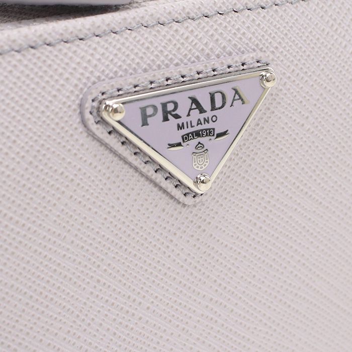 Prada Saffiano Triangle Wallet Bifold Calf — view 9