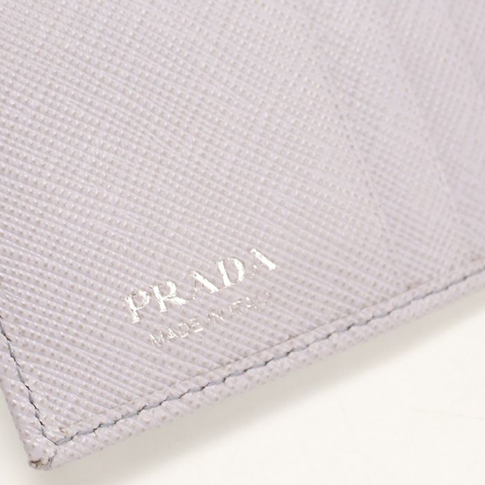 Prada Saffiano Triangle Wallet Bifold Calf — view 6