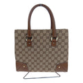 Gucci Handbag GG Canvas Leather Beige