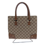 Gucci Handbag GG Canvas Leather Beige