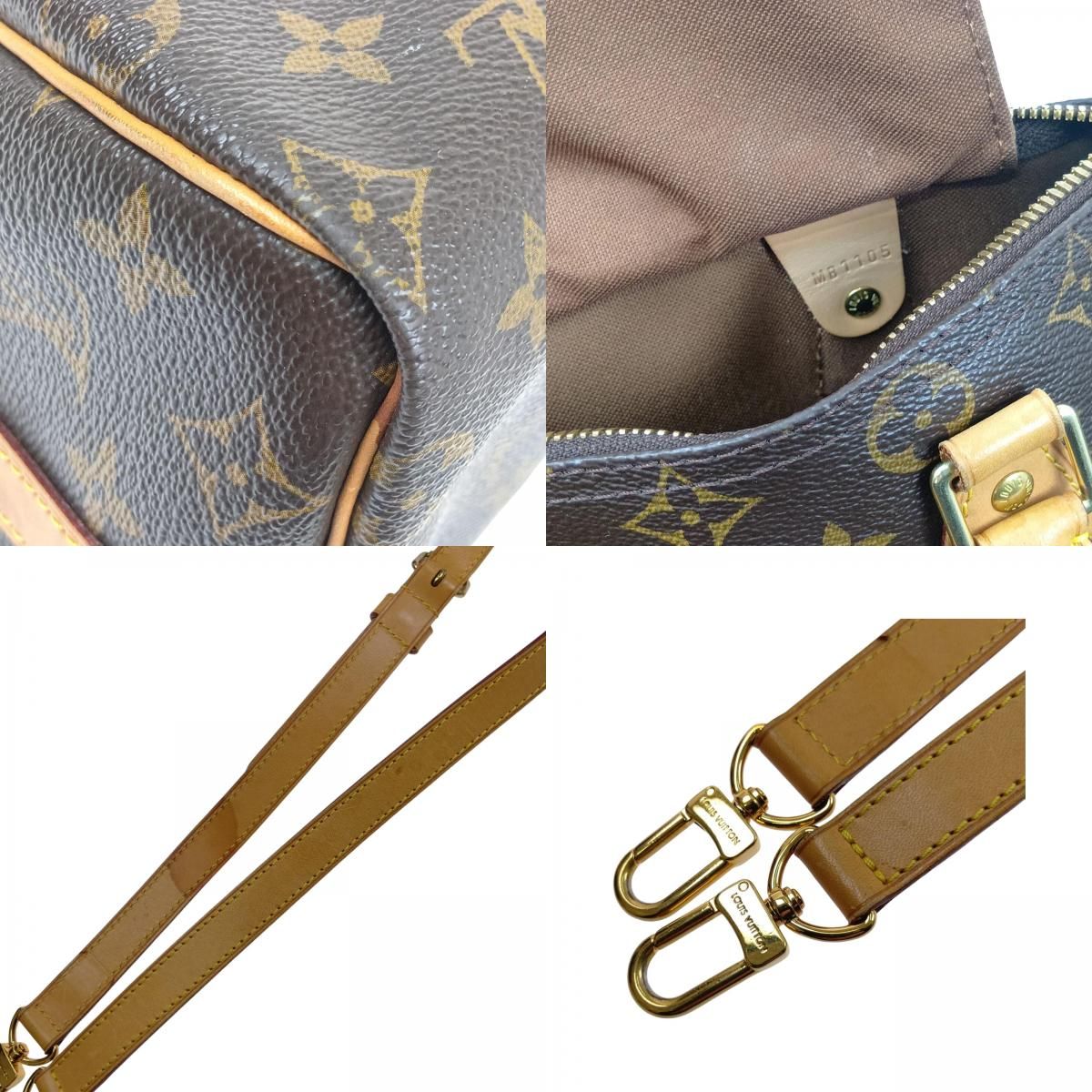 Louis Vuitton 2-Way Bag Monogram Speedy Bandouliere 25 Brown — view 9