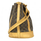 Louis Vuitton Shoulder Bag Monogram Randonnee PM Brown