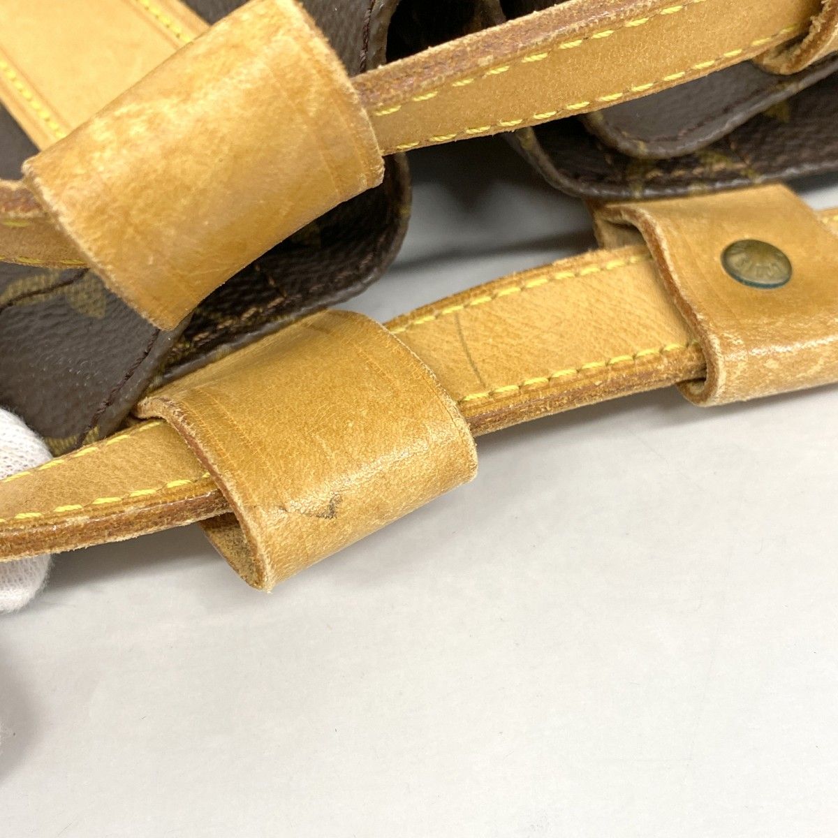 Louis Vuitton Shoulder Bag Monogram Randonnee PM Brown — view 9