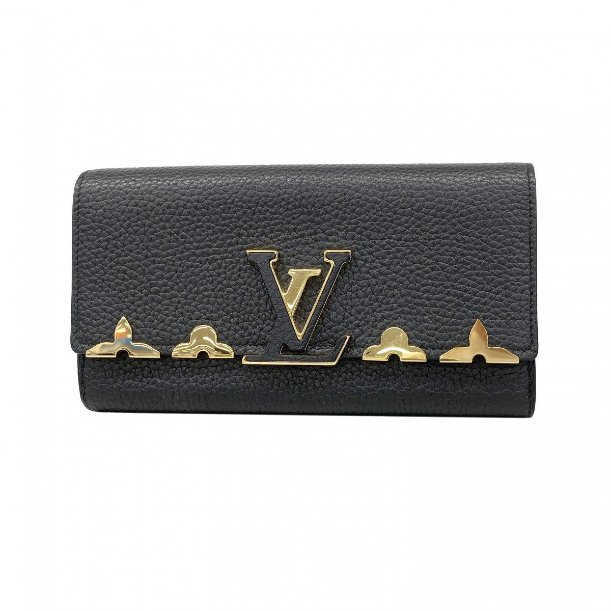Louis Vuitton Wallet Portefeuille Capucines Noir