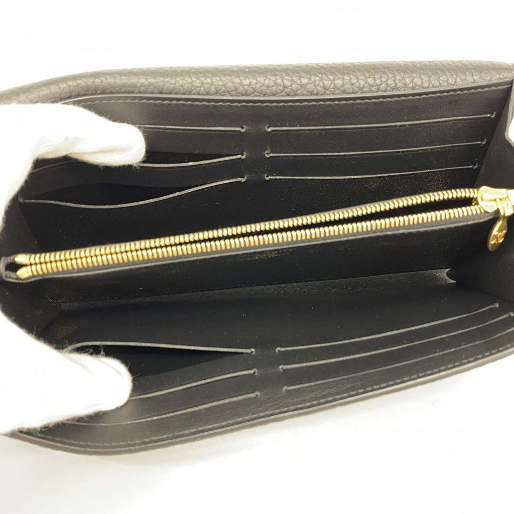 Louis Vuitton Wallet Portefeuille Capucines Noir — view 3