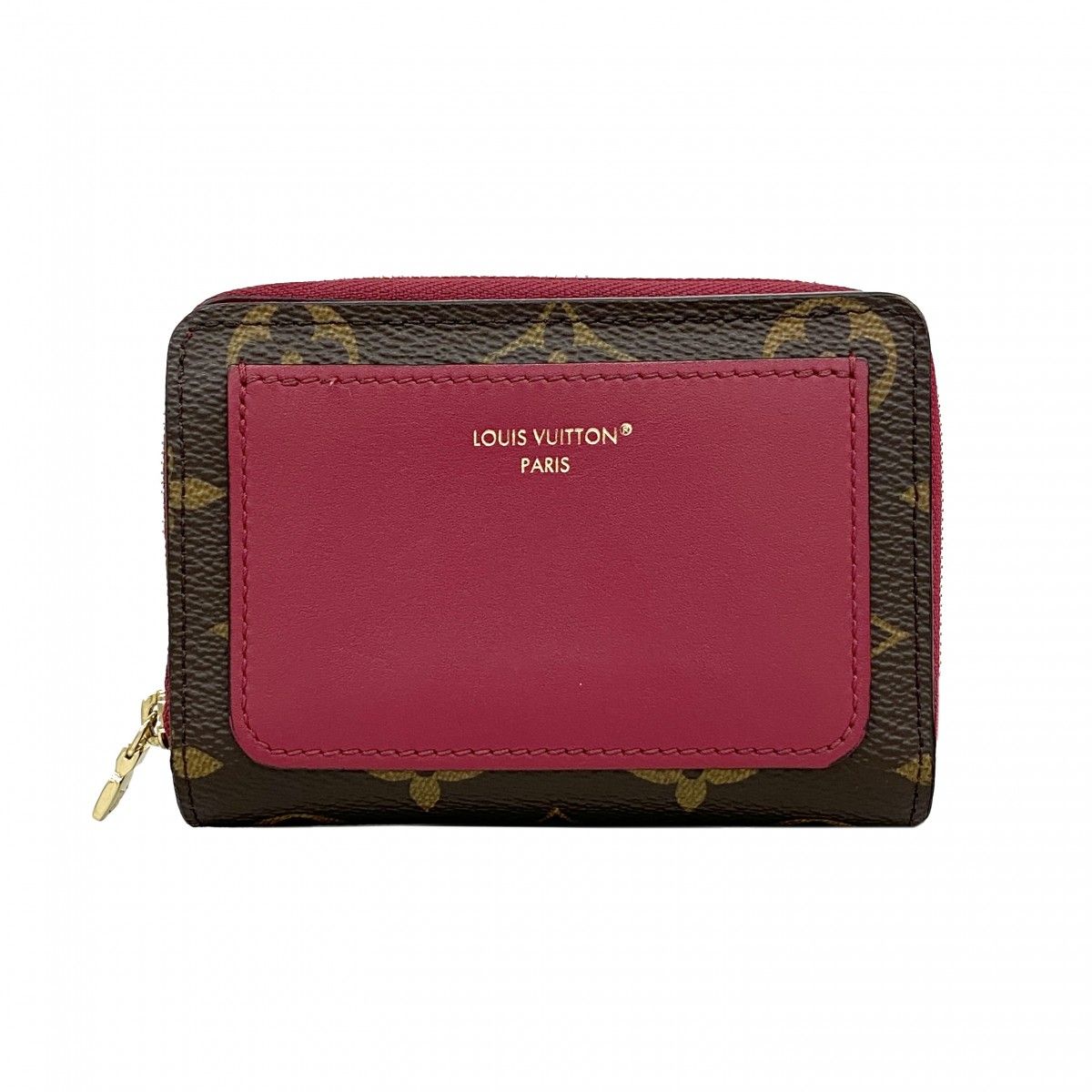 Louis Vuitton Wallet Monogram Portefeuille Lou Fuchsia