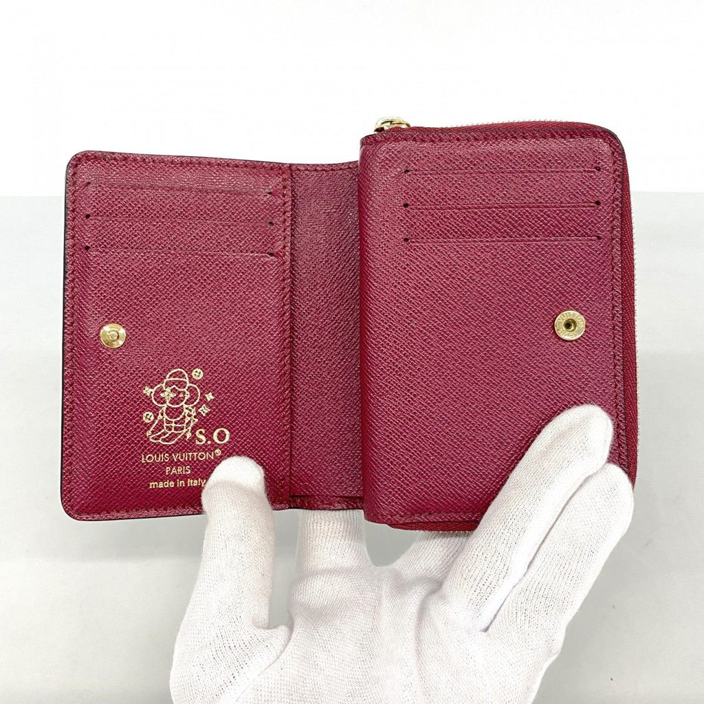Louis Vuitton Wallet Monogram Portefeuille Lou Fuchsia — view 3
