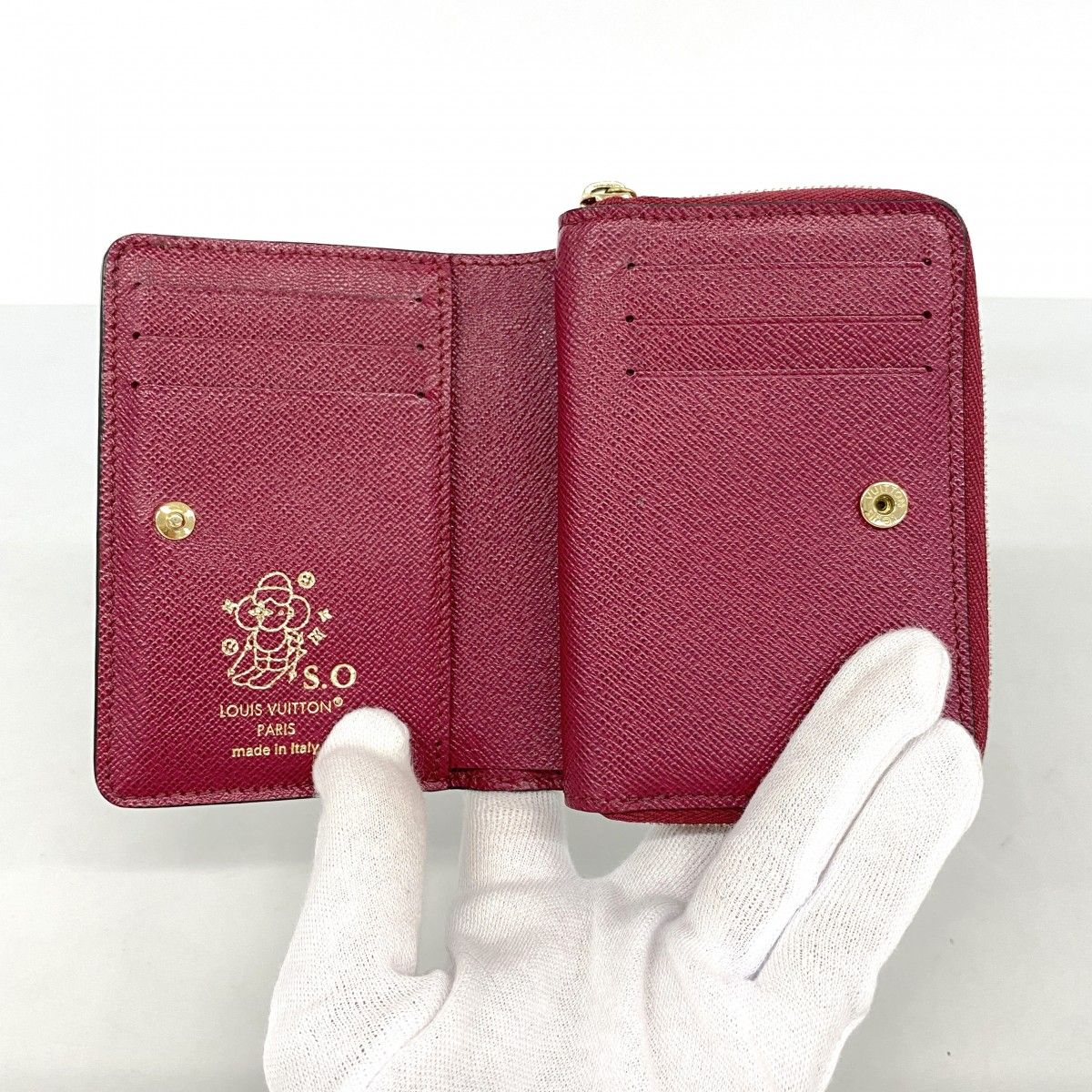 Louis Vuitton Wallet Monogram Portefeuille Lou Fuchsia — view 3