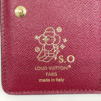 Louis Vuitton Wallet Monogram Portefeuille Lou Fuchsia — view 4