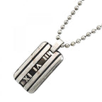 Tiffany & Co Necklace Atlas Plate Ball Chain Silver
