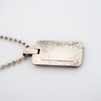 Tiffany & Co Necklace Atlas Plate Ball Chain Silver — view 6