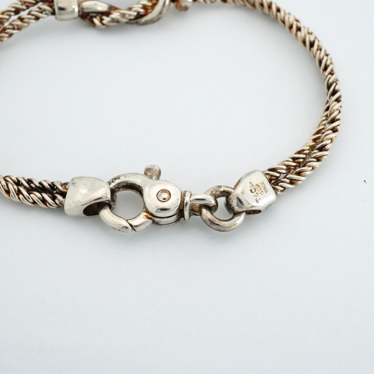 Tiffany & Co Bracelet Center Knot Double Rope 925 Sterling Silver — view 4