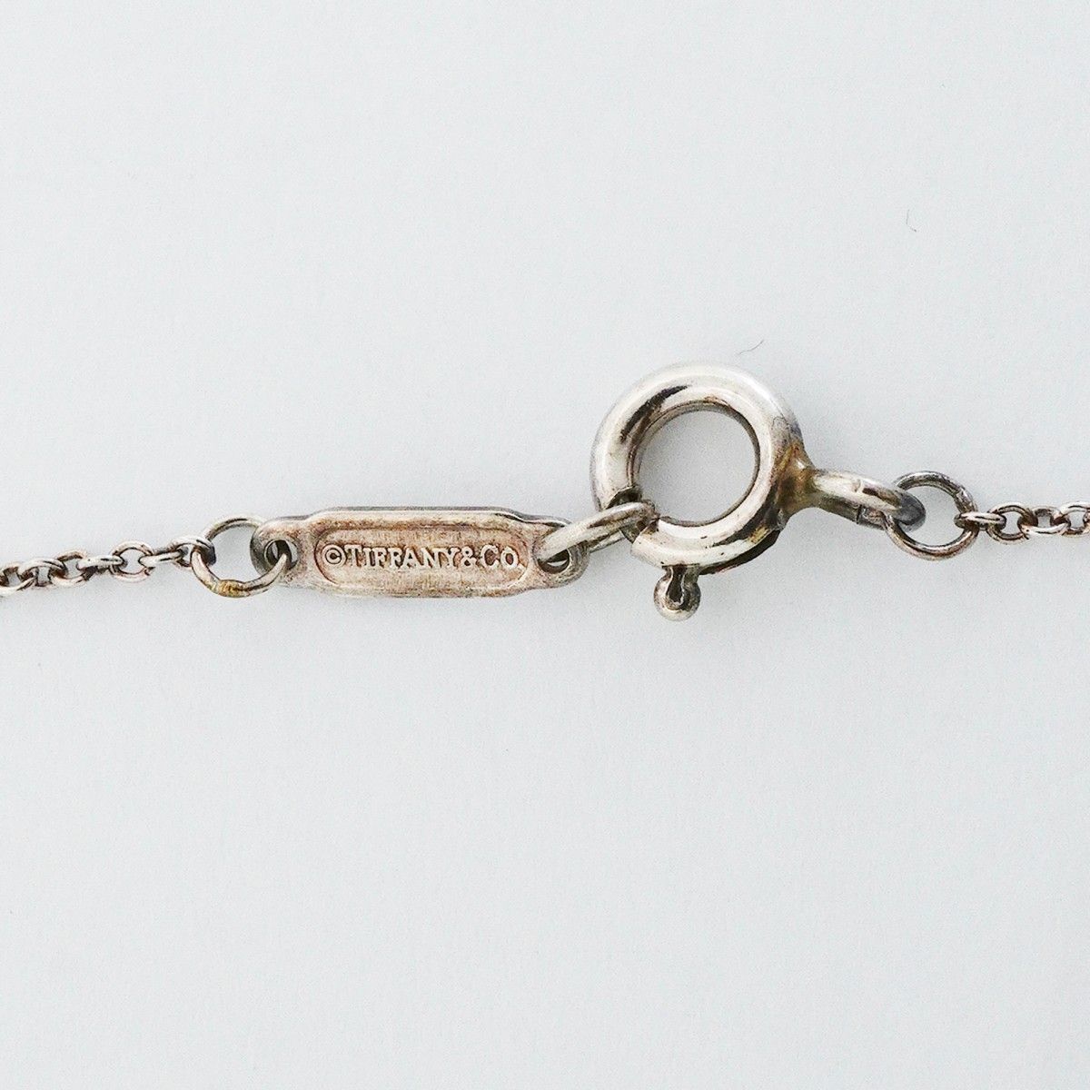 Tiffany & Co Necklace Interlocking 925 Sterling Silver Gold Rubedo — view 4
