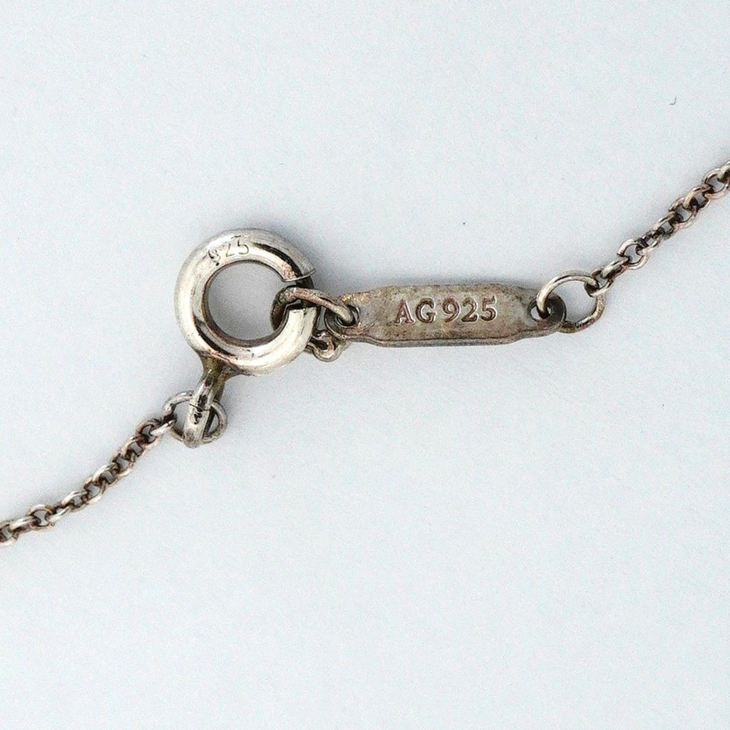 Tiffany & Co Necklace Interlocking 925 Sterling Silver Gold Rubedo — view 5