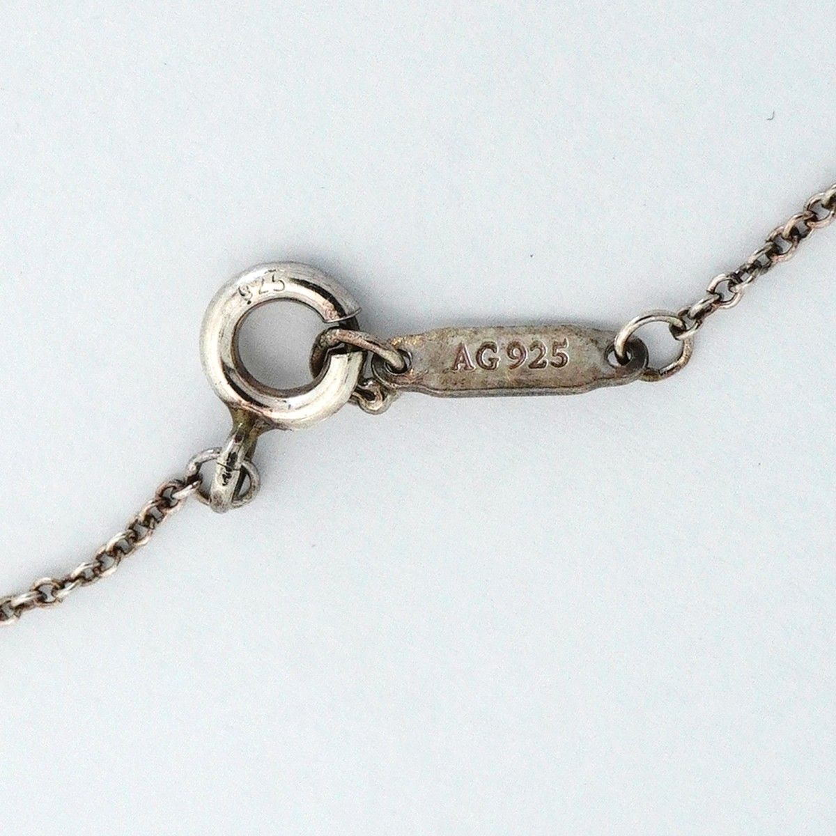 Tiffany & Co Necklace Interlocking 925 Sterling Silver Gold Rubedo — view 5
