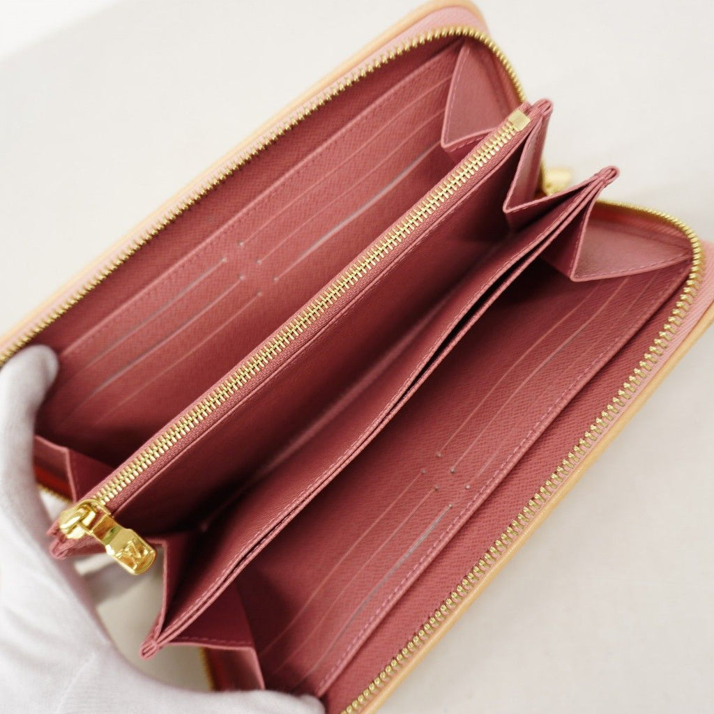 Louis Vuitton Wallet Monogram Jacquard Denim Zippy Pink — view 3