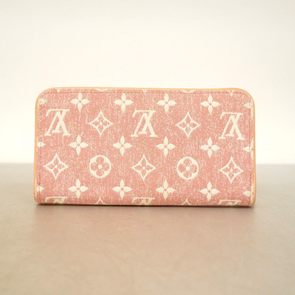Louis Vuitton Wallet Monogram Jacquard Denim Zippy Pink — view 7