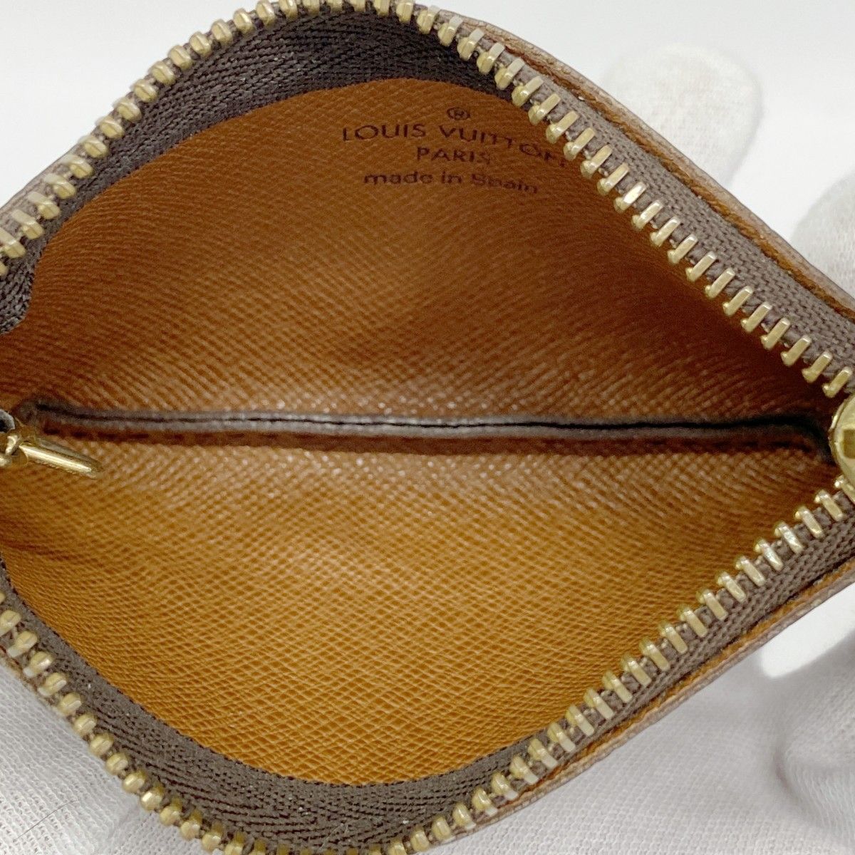 Louis Vuitton Coin Case Monogram Pochette Cles Brown — view 3