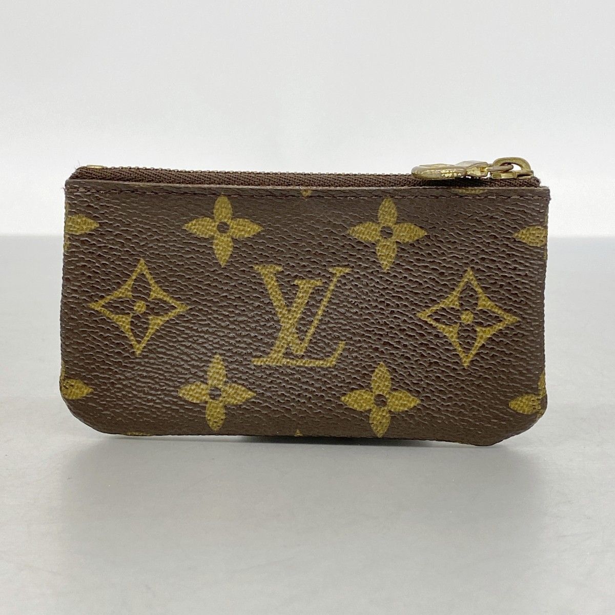 Louis Vuitton Coin Case Monogram Pochette Cles Brown — view 8