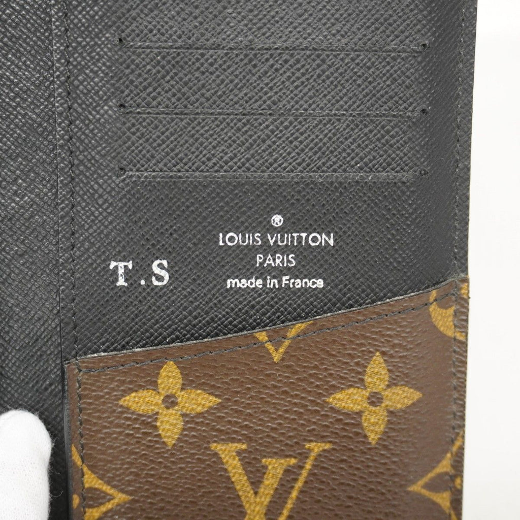 Louis Vuitton Wallet Monogram Macassar Portofoy Utah Non Brown — view 4