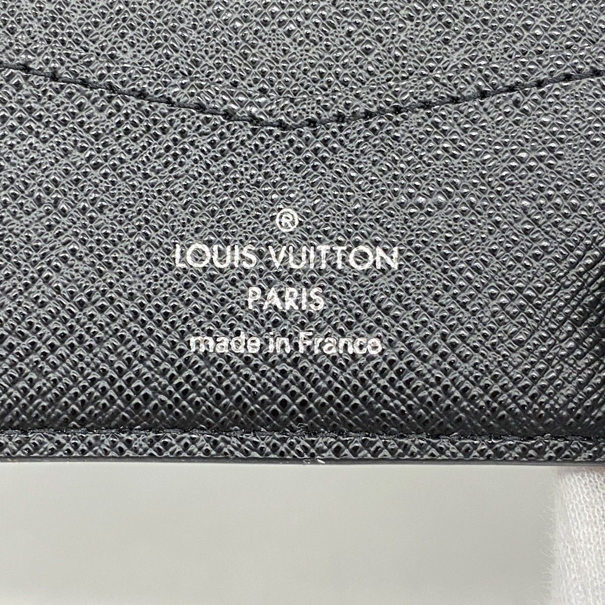 Louis Vuitton Billfold Damier Graphite Portefeuille Calf Black Wallet — view 4