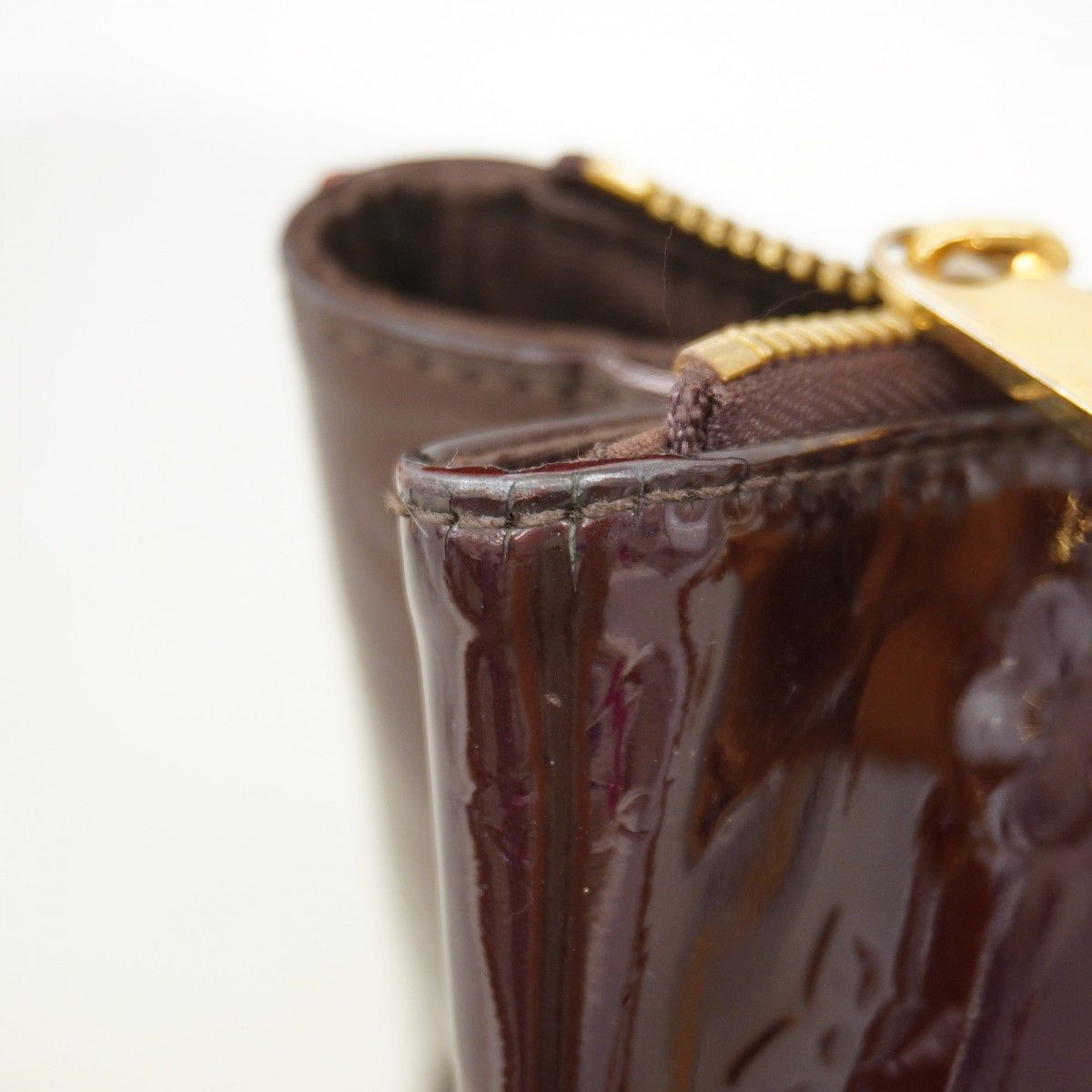 Louis Vuitton Shoulder Bag Vernis Rosewood Avenue Amarante — view 8