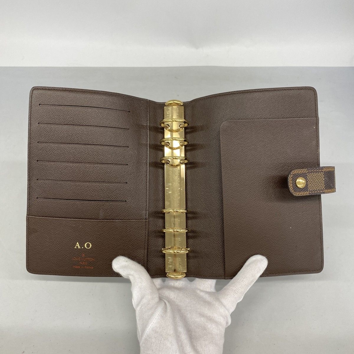 Louis Vuitton Notebook Cover Damier Agenda Ebene — view 4