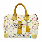 Louis Vuitton Handbag Monogram Multicolor Speedy 30 Blanc