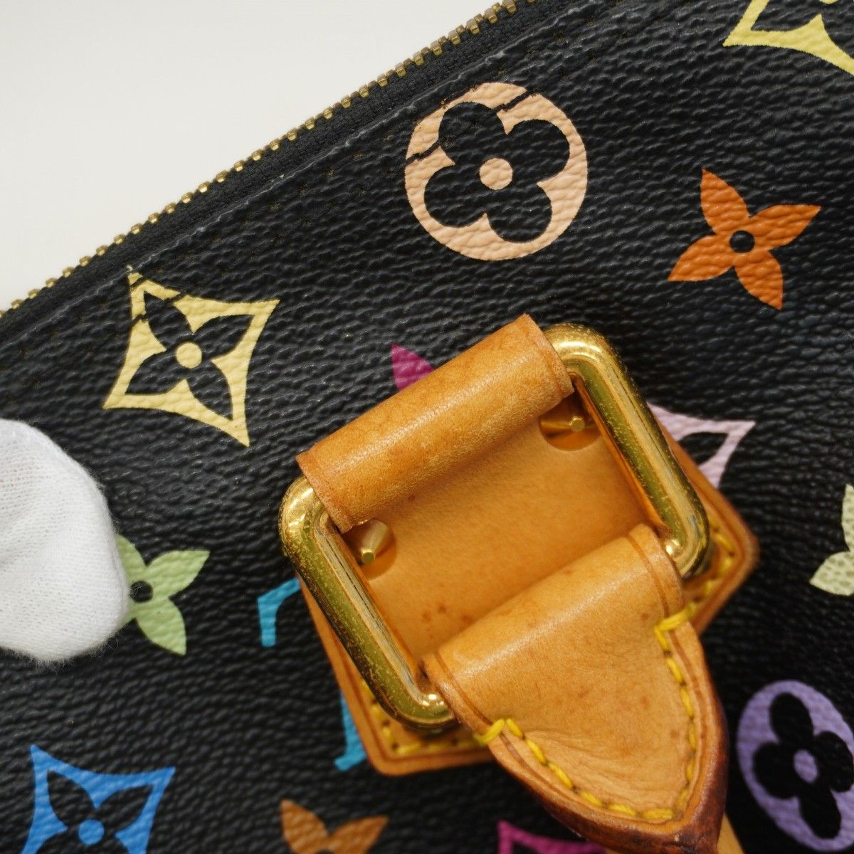 Louis Vuitton Handbag Monogram Multicolor Speedy 30 Noir — view 8