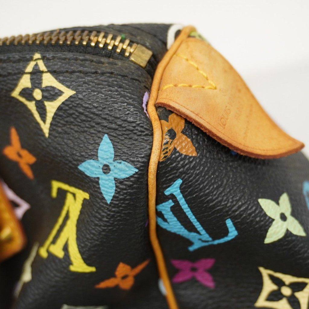 Louis Vuitton Handbag Monogram Multicolor Speedy 30 Noir — view 7
