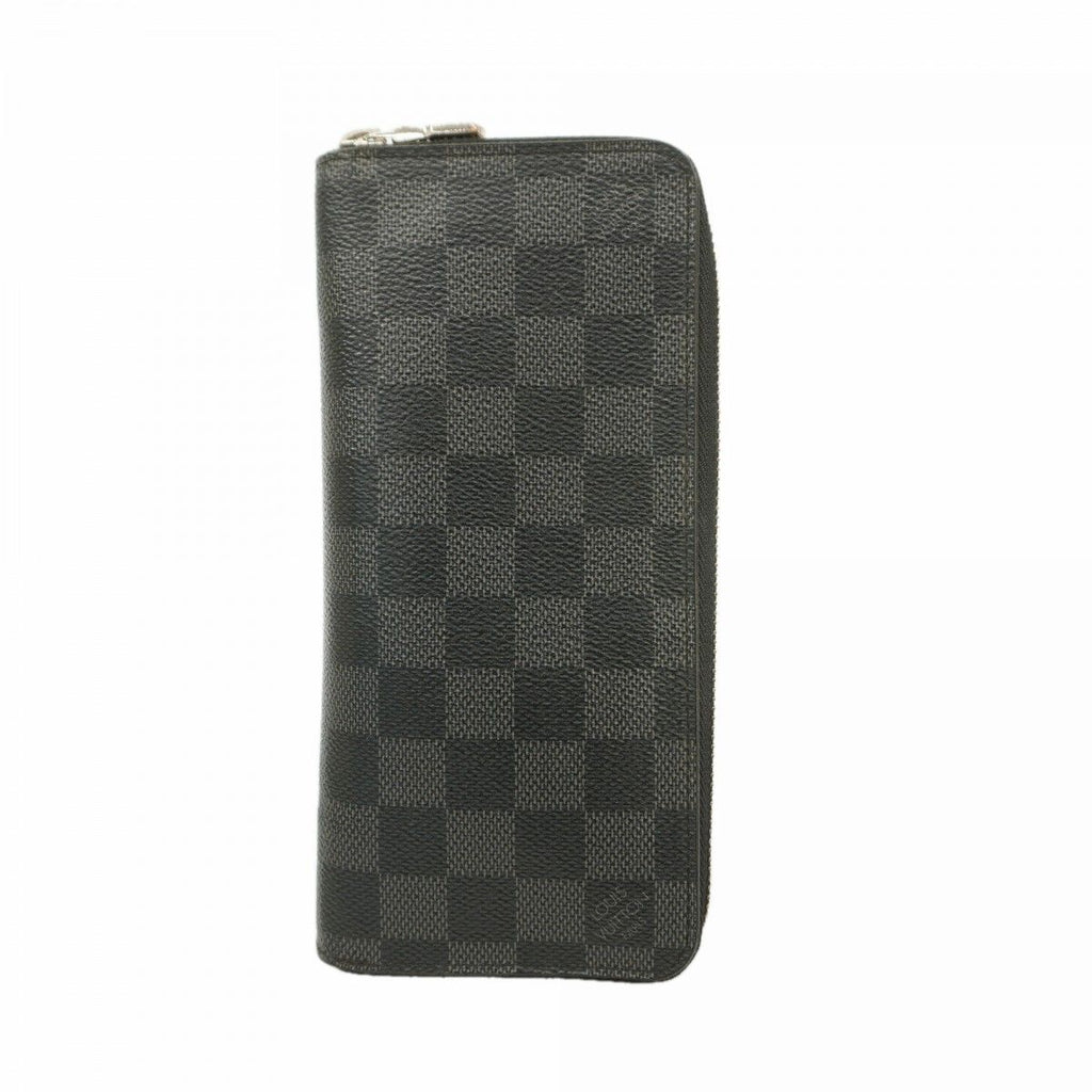 Louis Vuitton Wallet Damier Graphite Zippy Vertical Black