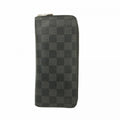 Louis Vuitton Wallet Damier Graphite Zippy Vertical Black