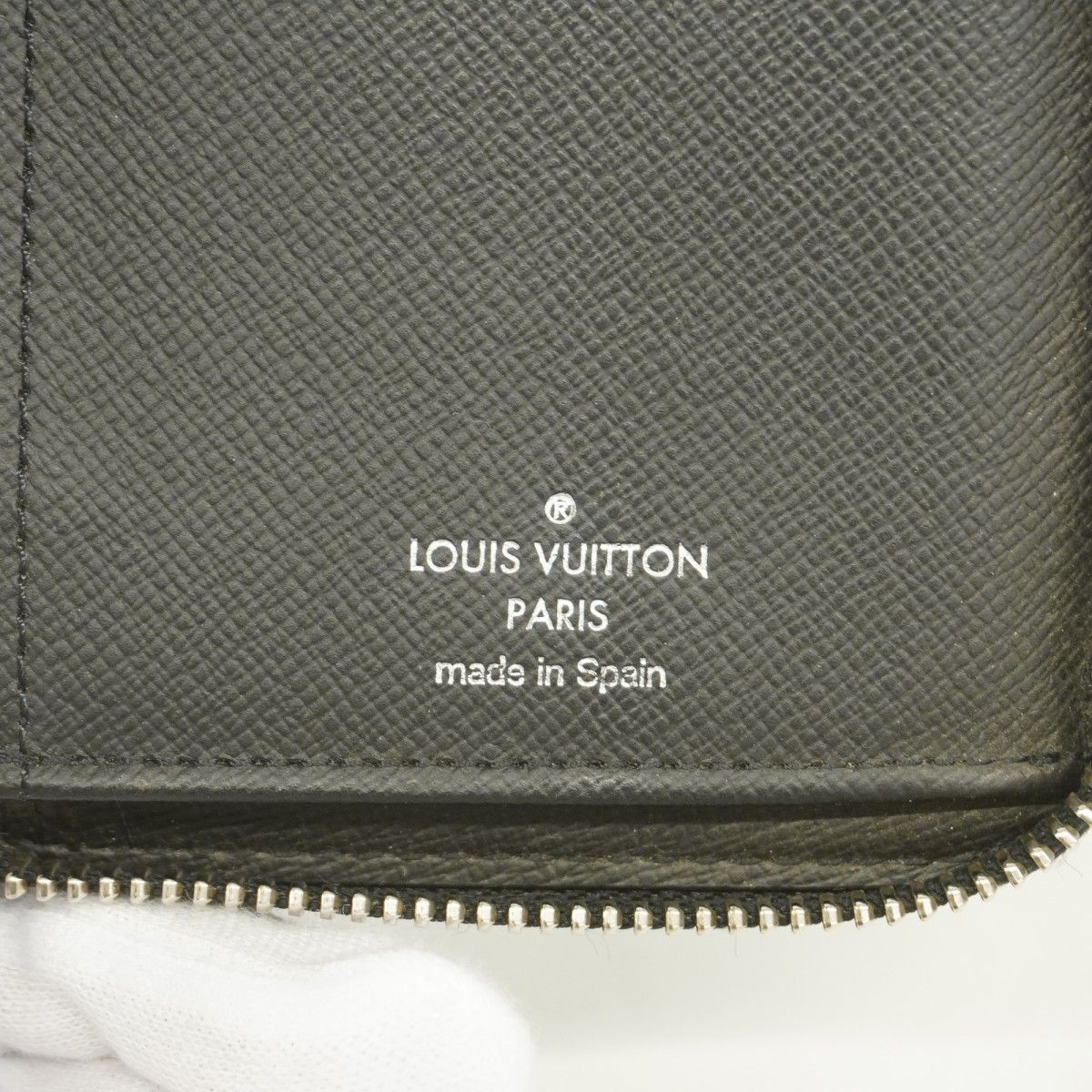 Louis Vuitton Wallet Damier Graphite Zippy Vertical Black — view 4