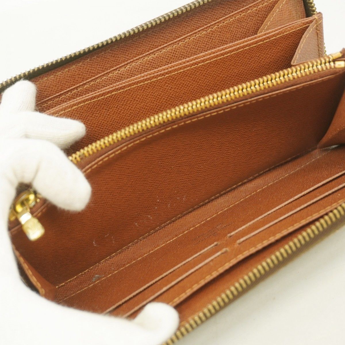 Louis Vuitton Wallet Monogram Zippy Brown — view 3