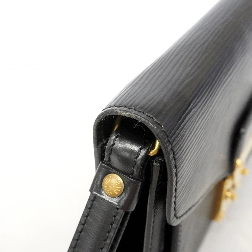 Louis Vuitton Clutch Epi Pochette Series Dragonne Noir — view 8