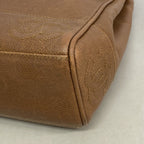 Chanel Shoulder Bag Triple Coco Caviar Leather Brown Gold — view 6
