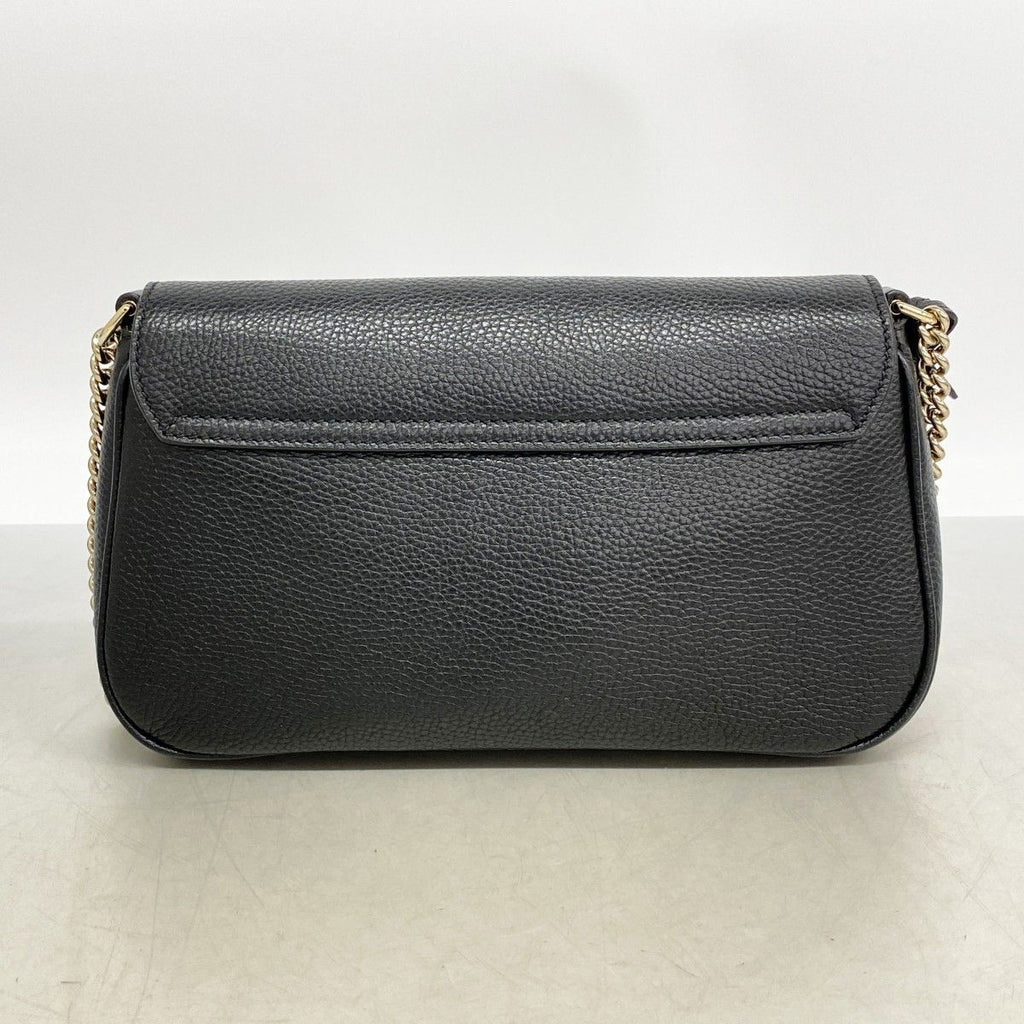 Gucci Shoulder Bag Soho Leather Black Gold — view 6