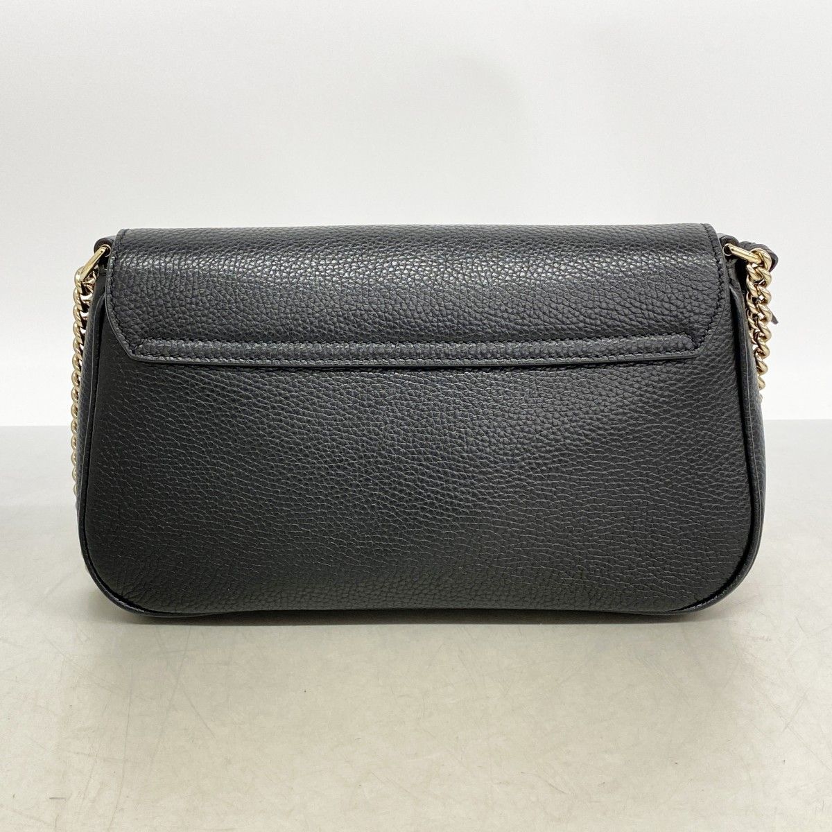 Gucci Shoulder Bag Soho Leather Black Gold — view 6