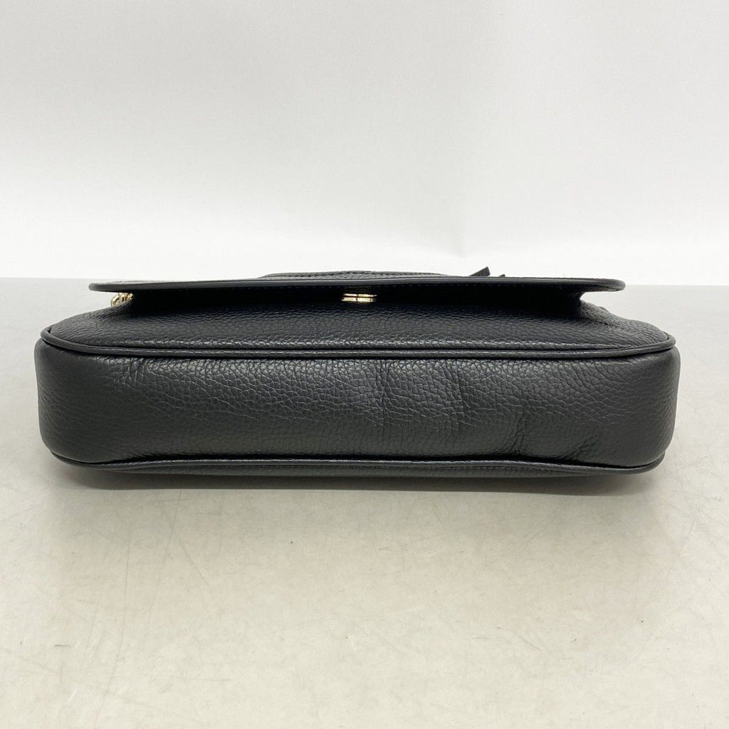 Gucci Shoulder Bag Soho Leather Black Gold — view 3