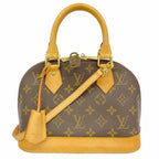 Louis Vuitton Handbag Monogram Alma BB Brown 2-Way