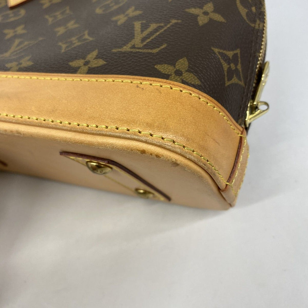 Louis Vuitton Handbag Monogram Alma BB Brown 2-Way — view 6