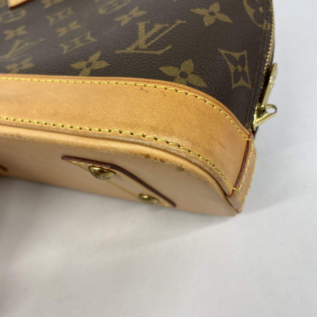 Louis Vuitton Handbag Monogram Alma BB Brown 2-Way — view 6