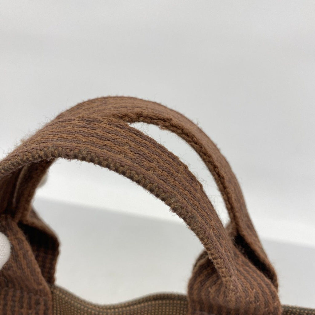 Hermes Tote Her Line PM Canvas Brown Silver — view 7