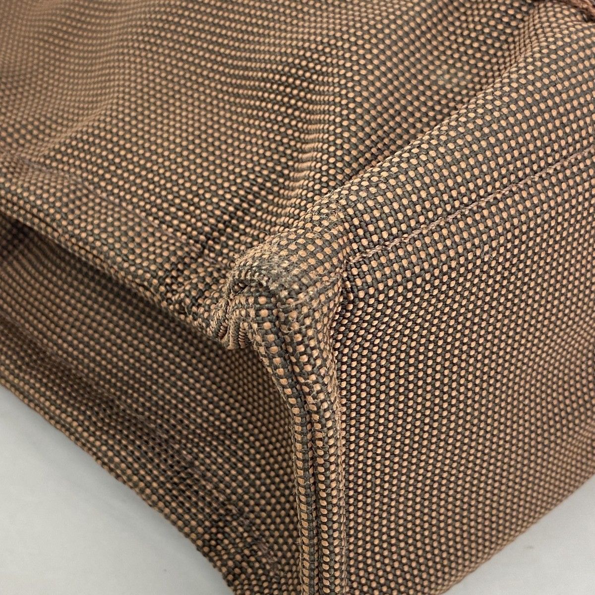 Hermes Tote Her Line PM Canvas Brown Silver — view 6